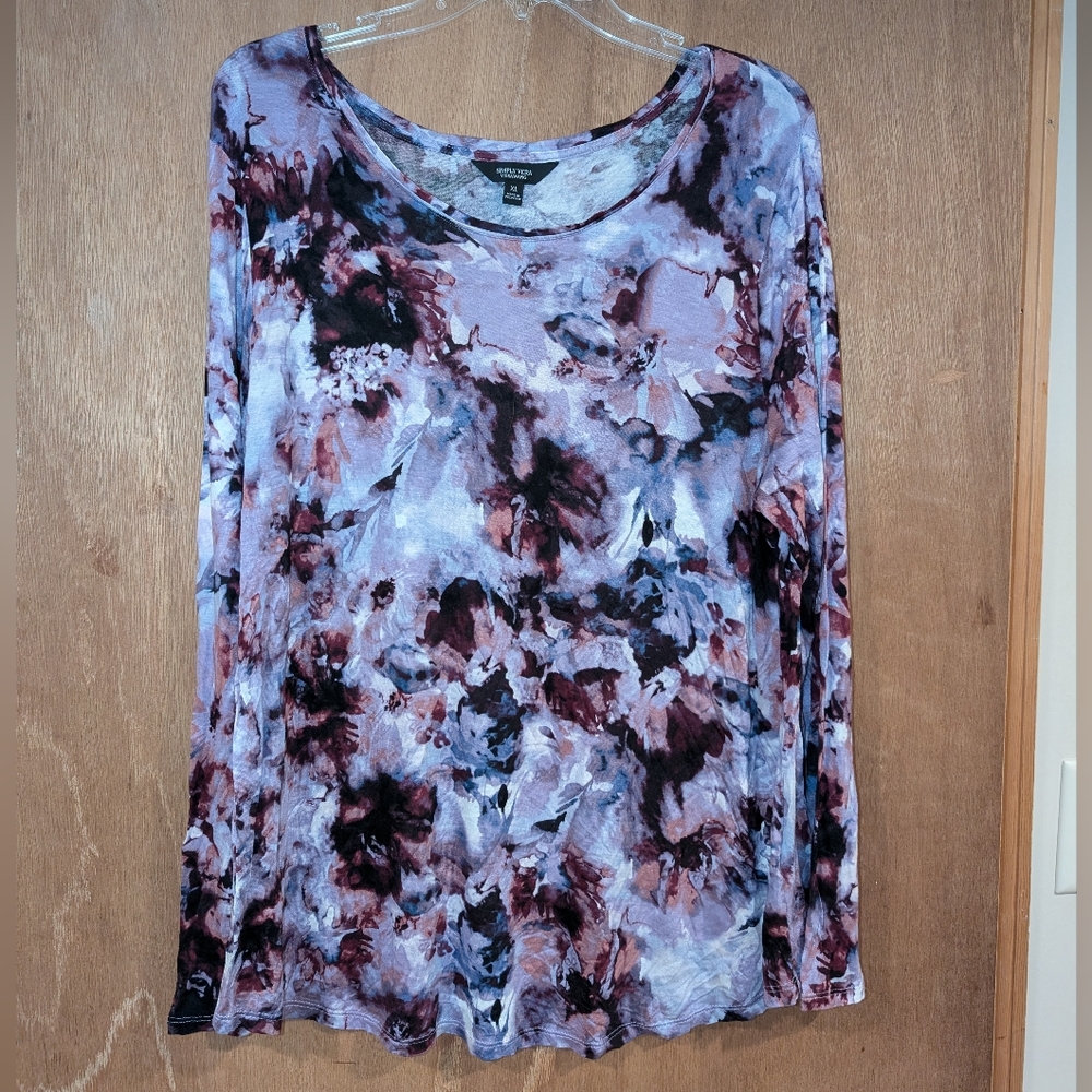 Women's Floral Long Sleeve Top